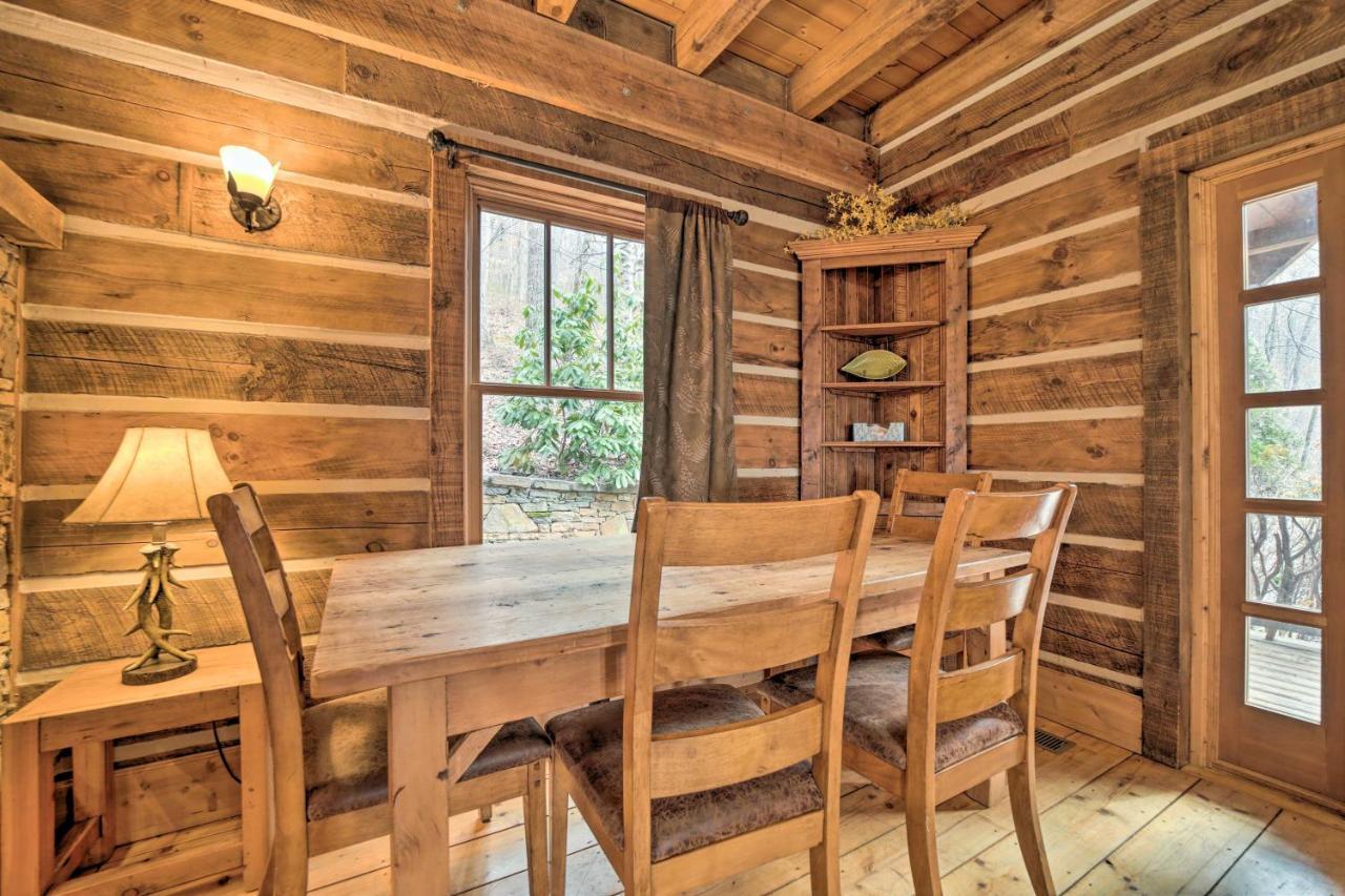 Luxury Cabin Rental In Franklin With Private Hot Tub Exterior foto